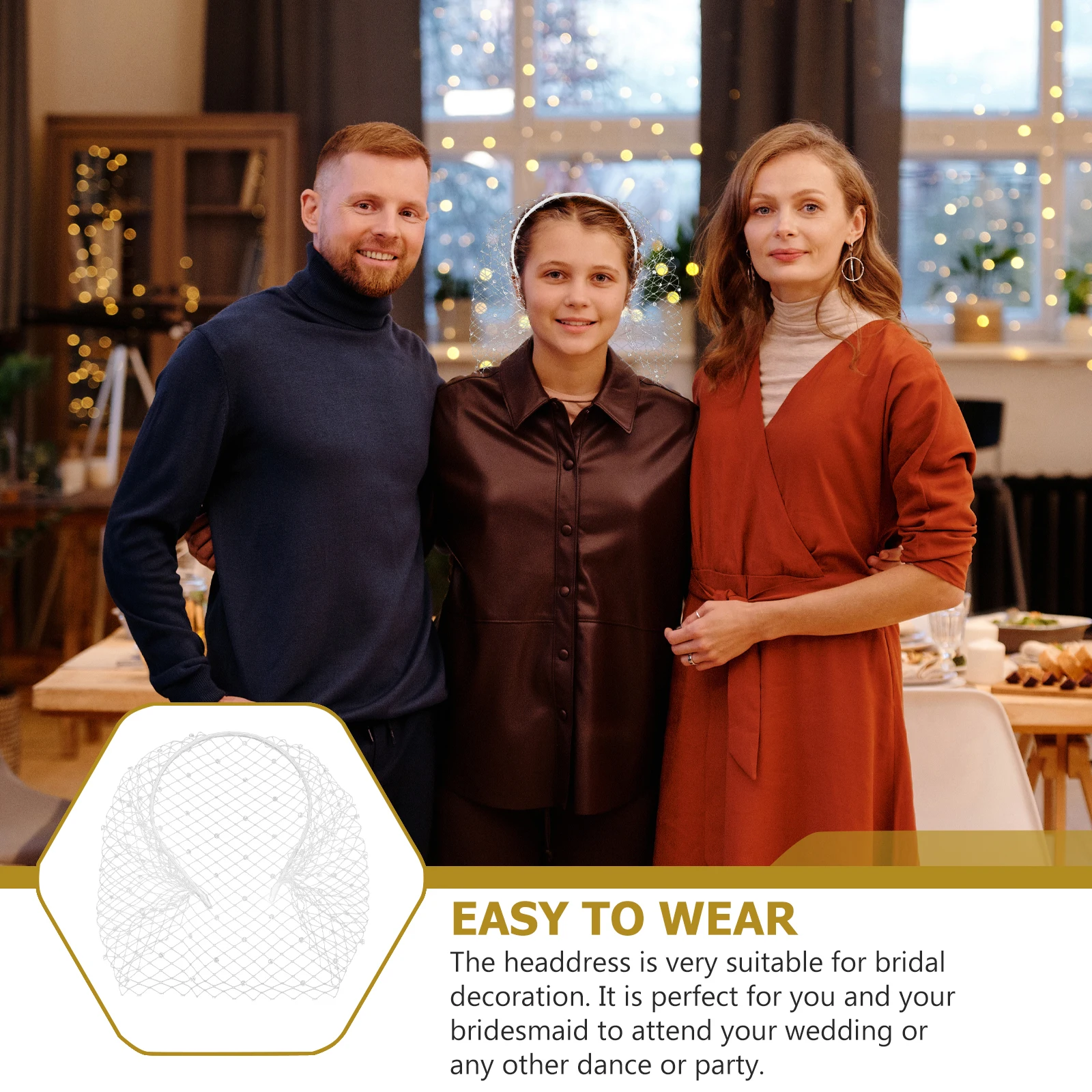 Rhinestone Veil Mesh Headdress Wedding Hair Women Black Bridal Party Accessories Hair Tools Woman Headdress Styling 
Rhinestone Veil Mesh Headdress Wedding Hair Women Black Bridal Party Accessories Hair Tools Woman Headdress Styling