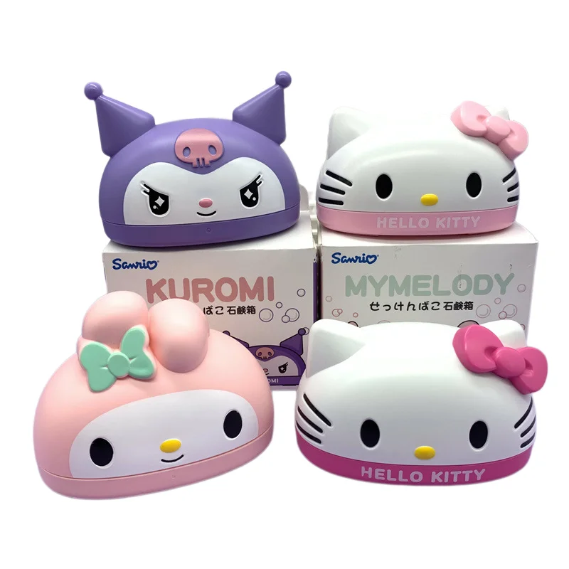 Hello Kitty Cartoon Anime Soap Box Kuromi My Melody Punch-free Bathroom Drain Cute Storage Box Household Supplies Gift
Hello Kitty Cartoon Anime Soap Box Kuromi My Melody Punch-free Bathroom Drain Cute Storage Box Household Supplies Gift