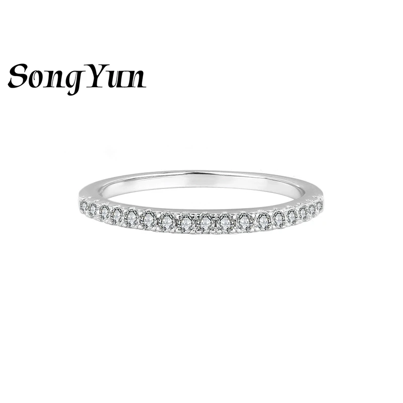 SONGYUN Brand Jewelry 925 Sterling Silver Ring D Color Moissanite Proposal Ring for Women 18K Gold Plated MST Patent Rings
SONGYUN Brand Jewelry 925 Sterling Silver Ring D Color Moissanite Proposal Ring for Women 18K Gold Plated MST Patent Rings