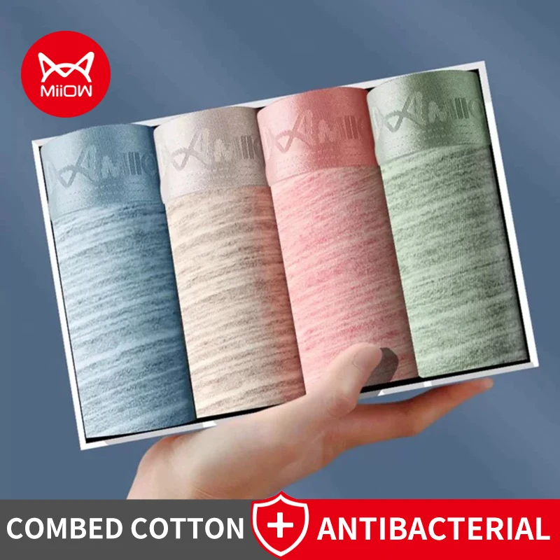 MiiOW 3Pcs Autumn Winter Cotton Men Boxershorts 7A Antibacterial Mens Underwear Underpants Colorful Stripes Men's Panties Boxers
MiiOW 3Pcs Autumn Winter Cotton Men Boxershorts 7A Antibacterial Mens Underwear Underpants Colorful Stripes Men's Panties Boxers