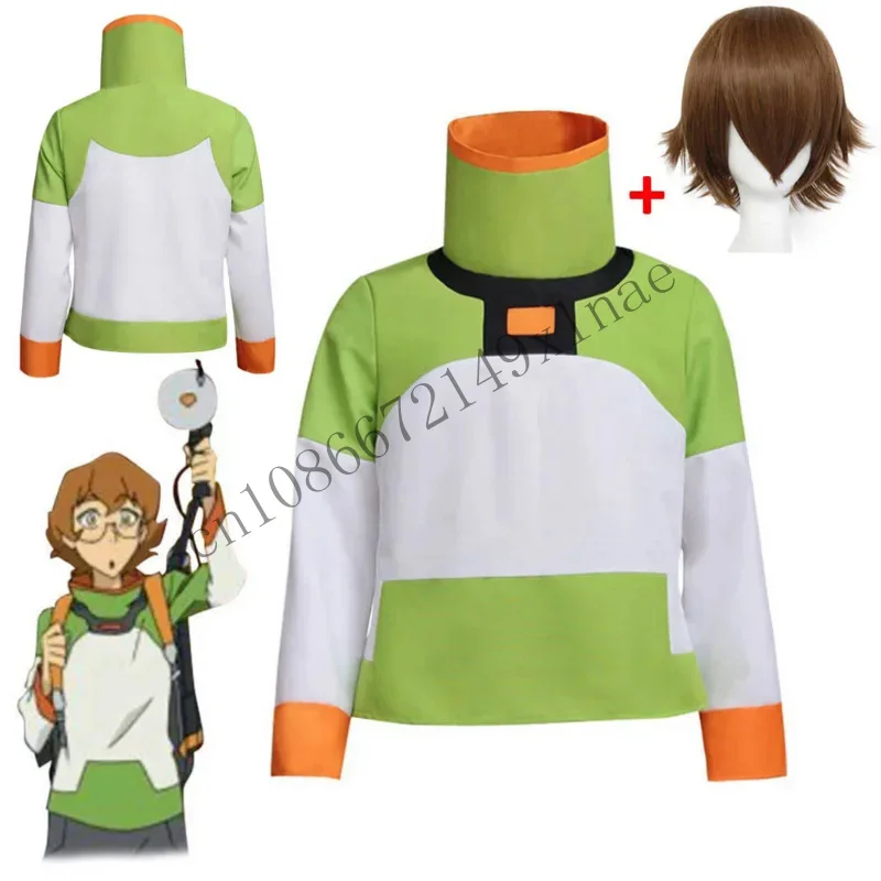 Diy Anime Voltron: Legend Of The Defender Pidge, футболка для косплея, верхняя куртка с длинными рукавами для костюма на Хэллоуин, парик
Diy Anime Voltron: Legend Of The Defender Pidge, футболка для косплея, верхняя куртка с длинными рукавами для костюма на Хэллоуин, парик