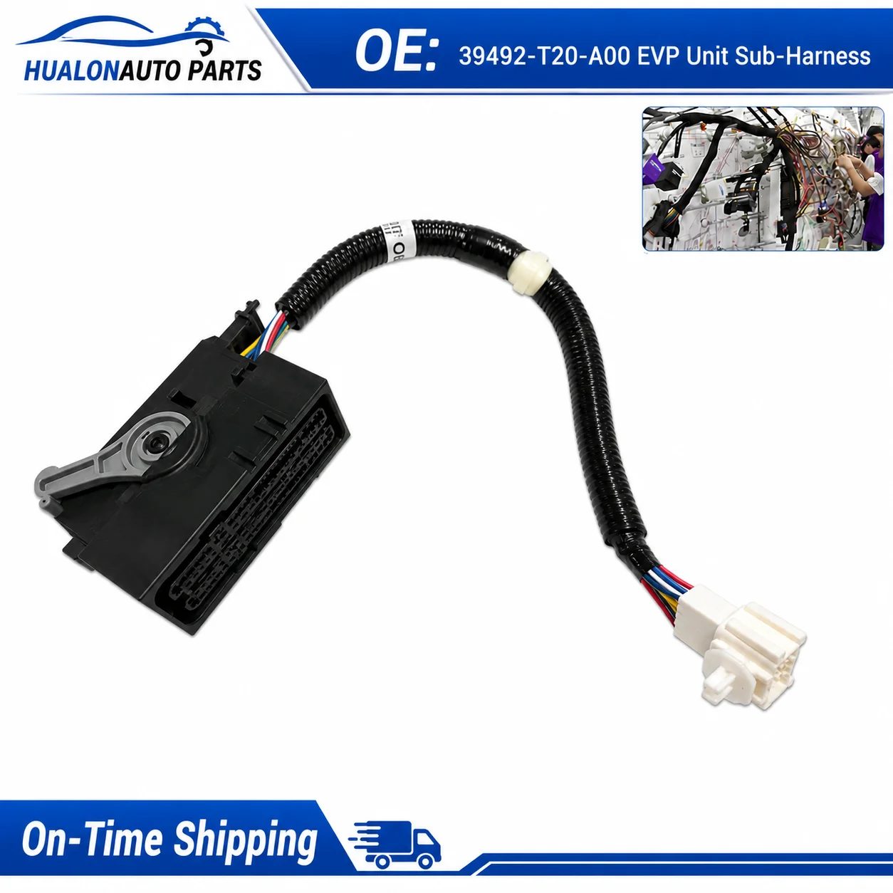 39492-T20-A00 Wiring Harness EVP Unit Sub for Acura Integra 2023-2024 Electrical Cable Assembly Repair Connector Kit Set Part
39492-T20-A00 Wiring Harness EVP Unit Sub for Acura Integra 2023-2024 Electrical Cable Assembly Repair Connector Kit Set Part
