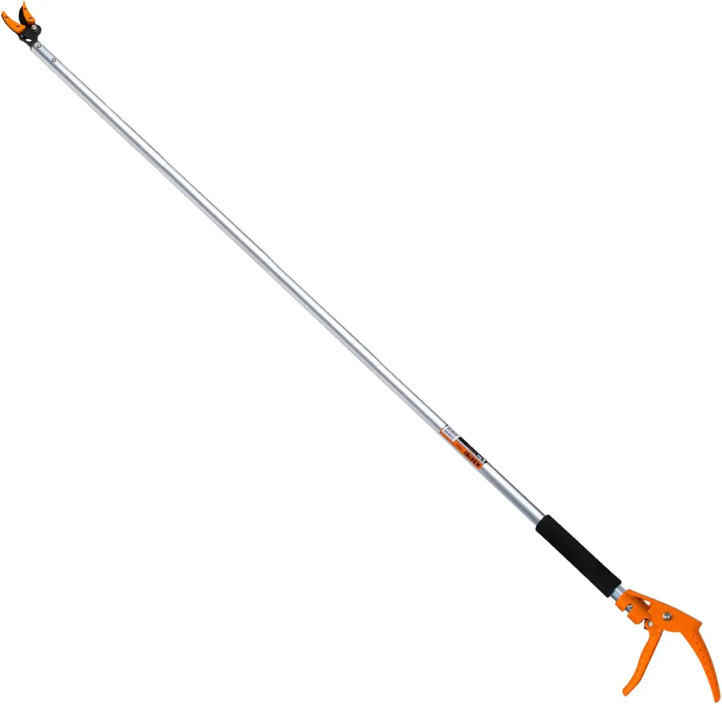 Long Reach Cut and Hold Bypass Pruner Max Cutting 1/2 inch, 7.0 ft Lightweight Aluminum Arm for Easy Tree Trimming
Long Reach Cut and Hold Bypass Pruner Max Cutting 1/2 inch, 7.0 ft Lightweight Aluminum Arm for Easy Tree Trimming