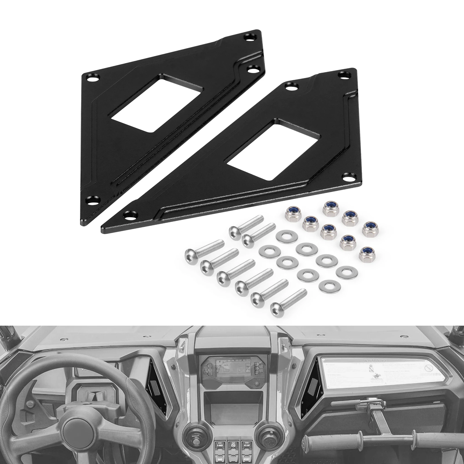 NICECNC Left Right Switch Panel For Honda Talon 1000R 1000X 2019-2024 UTV Dash Rocker Switch Plate Panel
NICECNC Left Right Switch Panel For Honda Talon 1000R 1000X 2019-2024 UTV Dash Rocker Switch Plate Panel