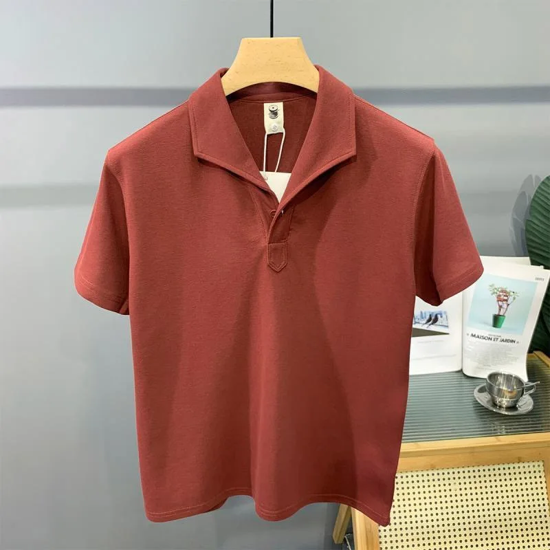 Men's Clothing Comfortable Casual Solid Color Orange Polo Shirt Short Sleeve T-Shirt Summer Loose Fit Collared Trendy Everyday
Men's Clothing Comfortable Casual Solid Color Orange Polo Shirt Short Sleeve T-Shirt Summer Loose Fit Collared Trendy Everyday