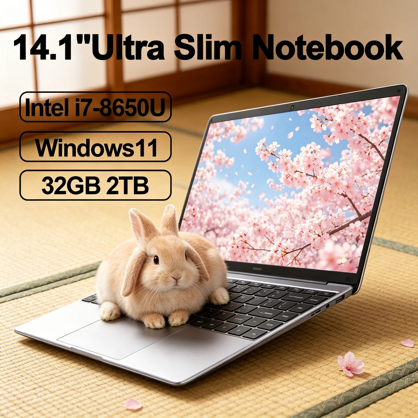 New Arrival LENO 14.1" Ultra Slim Notebook 32GB 2TB Intel Core i7 8650U Windows 11 1080P HD Gaming PC
New Arrival LENO 14.1" Ultra Slim Notebook 32GB 2TB Intel Core i7 8650U Windows 11 1080P HD Gaming PC