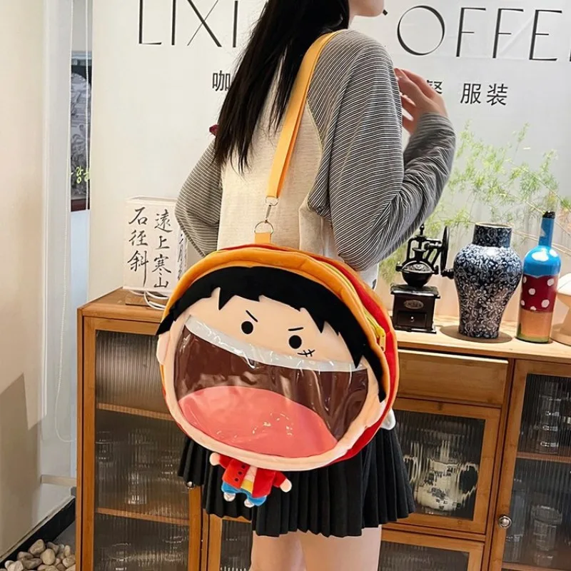 Популярный аниме-рюкзак из серии One Piece с персонажами мультфильмов, изысканный, креативный, милый плюшевый рюкзак, подарок для мальчиков и девочек
Популярный аниме-рюкзак из серии One Piece с персонажами мультфильмов, изысканный, креативный, милый плюшевый рюкзак, подарок для мальчиков и девочек