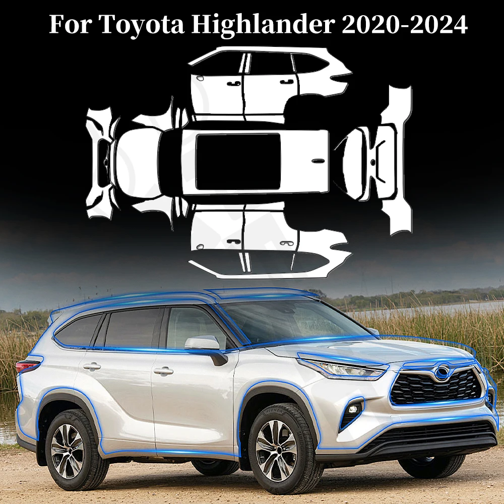 For Toyota Highlander 2020-2024 Anti-scratch TPU Paint Protection Film Car Body Pre-cut PPF Clear Bra Resistant Invisible Cover
For Toyota Highlander 2020-2024 Anti-scratch TPU Paint Protection Film Car Body Pre-cut PPF Clear Bra Resistant Invisible Cover