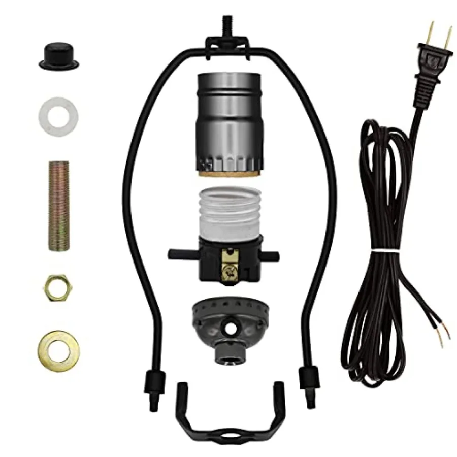 ML93HK Black Finish Make-A-Lamp Kit with All Parts Needed and Instructions for DIY Lamp Design or Repair
ML93HK Black Finish Make-A-Lamp Kit with All Parts Needed and Instructions for DIY Lamp Design or Repair