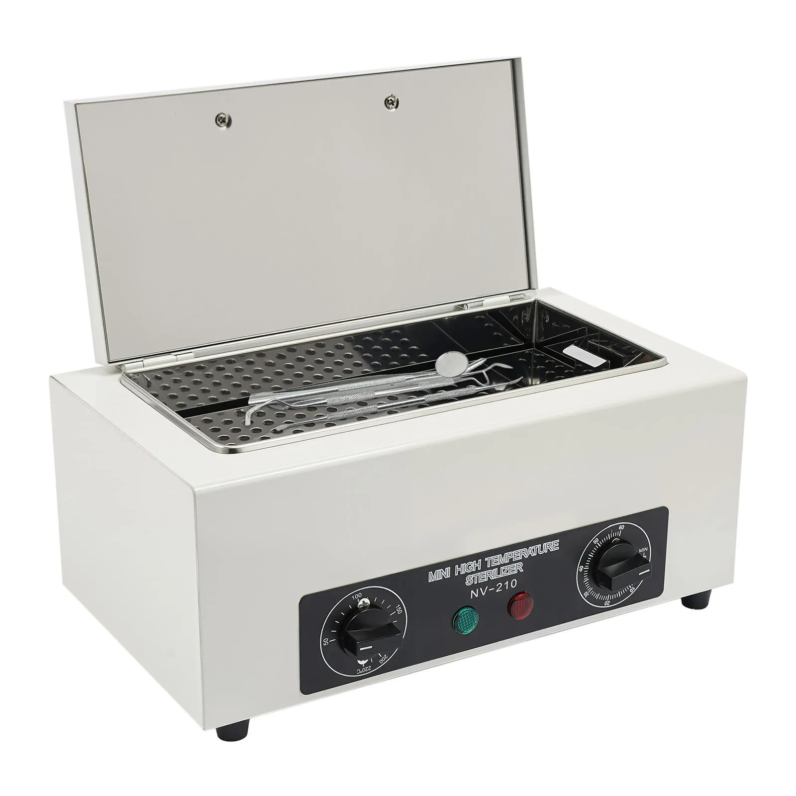 300W Dry Heat Sterilizer Machine 1.5L High Temperature Sanitizer Box with Timer for Salon Tattoo Tools 110V
300W Dry Heat Sterilizer Machine 1.5L High Temperature Sanitizer Box with Timer for Salon Tattoo Tools 110V
