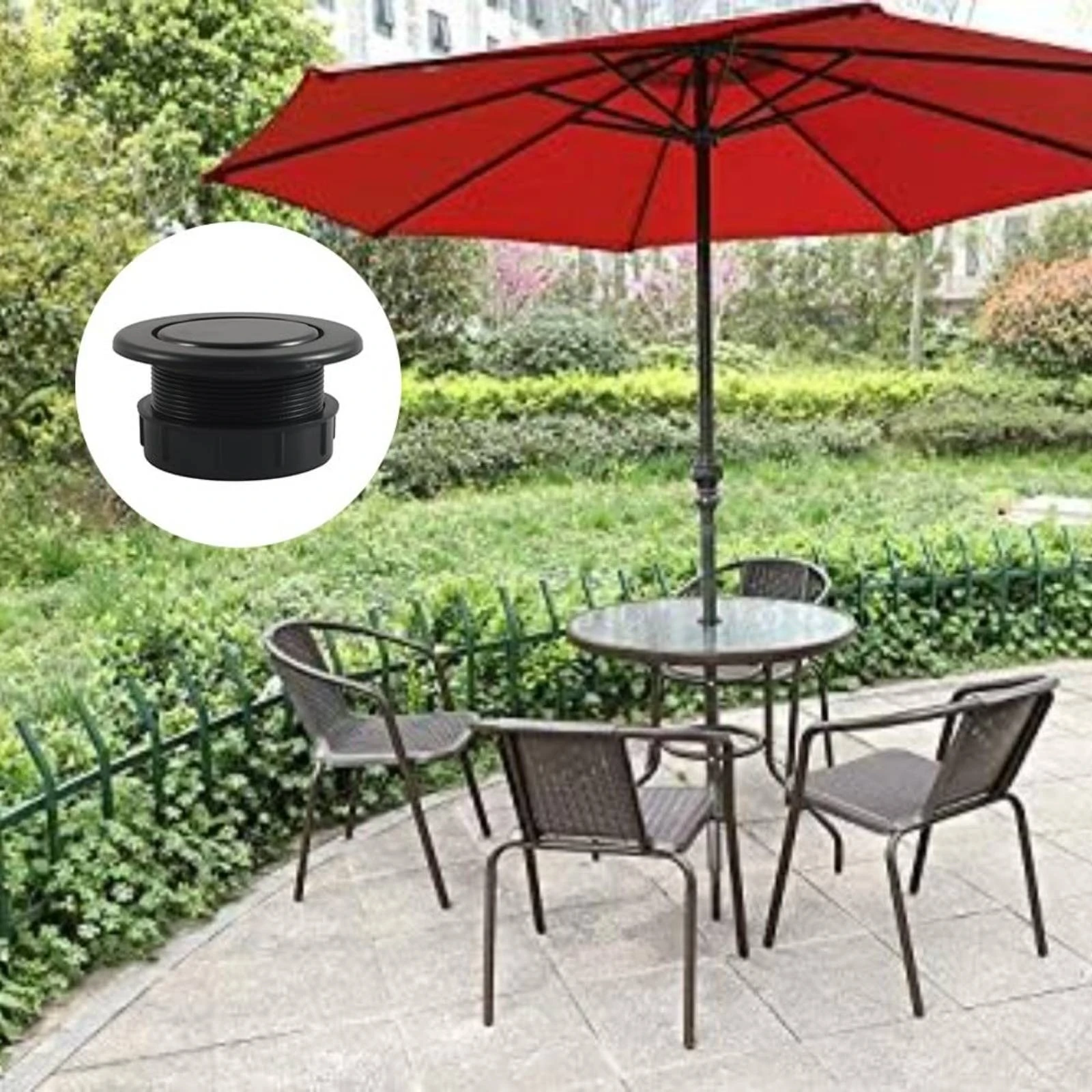 Umbrella Hole Collar Cap Easy to Install Umbrella Hole Cap Set Long-Lasting Plastic Wind-Reducing
Umbrella Hole Collar Cap Easy to Install Umbrella Hole Cap Set Long-Lasting Plastic Wind-Reducing