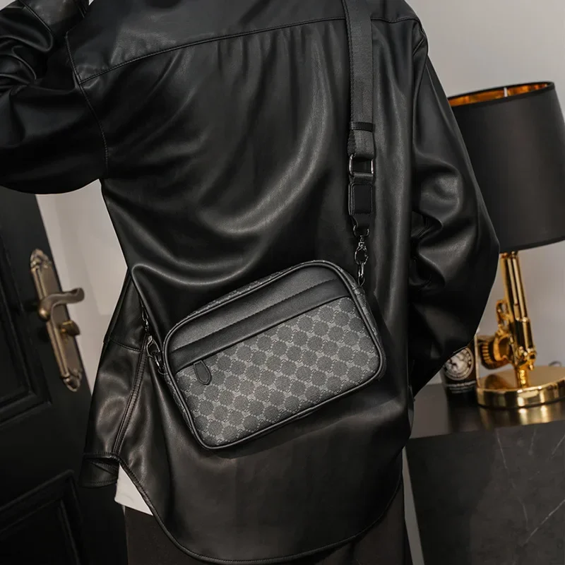 Fashion Design Plaid Shoulder Bag Men Luxury Brand Crossbody Bags For Men Messenger Bag Male Handbags Small Shoulder Bags Purse
Fashion Design Plaid Shoulder Bag Men Luxury Brand Crossbody Bags For Men Messenger Bag Male Handbags Small Shoulder Bags Purse