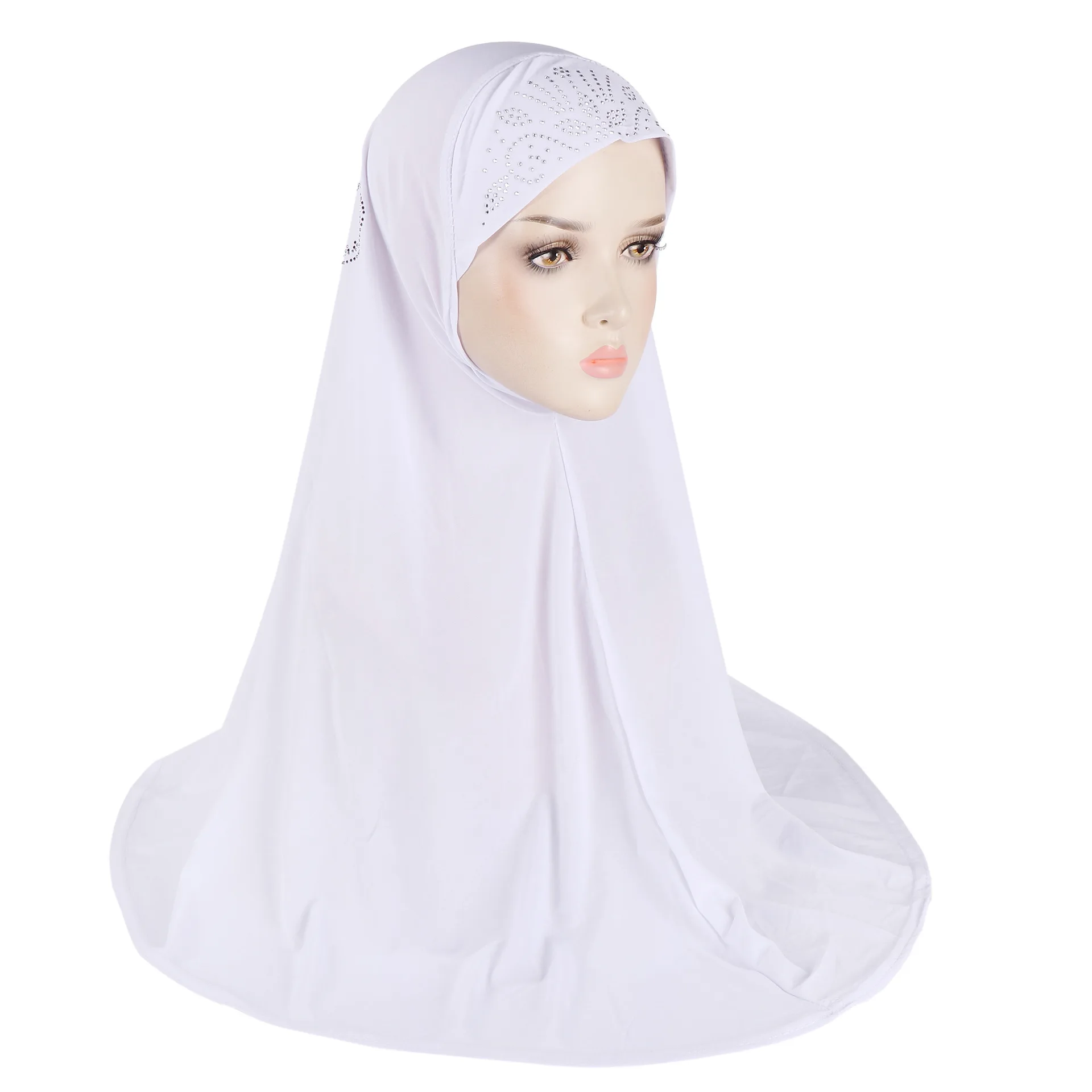 Size L 70*70cm Muslim Pray Hijab Amira Pull On Scarf Headscarf Islamic Scarves Turban Caps Bonnet Women Ramadan Head Wrap Niqab
Size L 70*70cm Muslim Pray Hijab Amira Pull On Scarf Headscarf Islamic Scarves Turban Caps Bonnet Women Ramadan Head Wrap Niqab