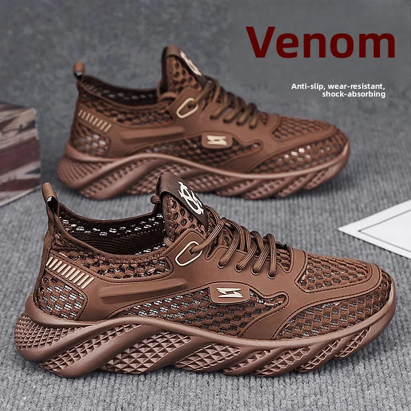 Men's Summer Outdoor Sandals Breathable Mesh Soft Bottom Anti-Slip Sporty Stream Exploring Large Size Beach Shoes
Men's Summer Outdoor Sandals Breathable Mesh Soft Bottom Anti-Slip Sporty Stream Exploring Large Size Beach Shoes