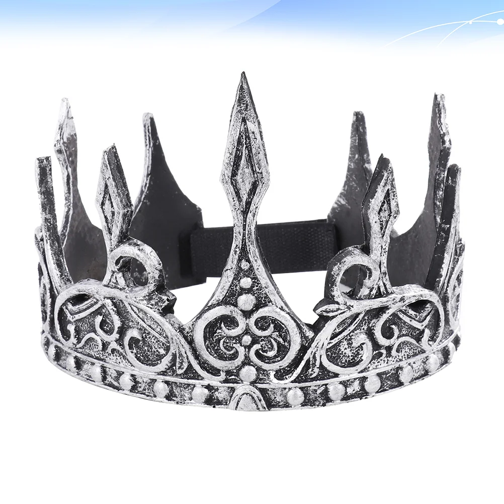 Medieval Costume Crown Decoration Crystal Golden Child King for Men Men's Headbands
Medieval Costume Crown Decoration Crystal Golden Child King for Men Men's Headbands