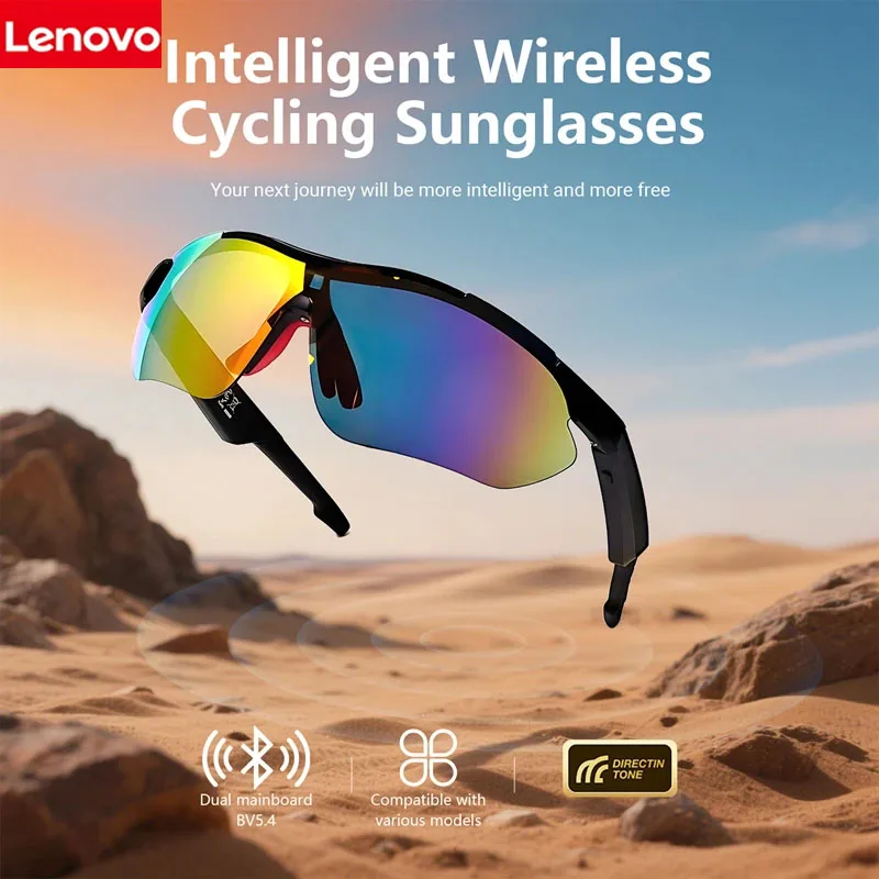 Lenovo AI Smart Glasses New Cycling Bluetooth Smart Glasses Audio AI Voice Assistant UV400 Protection Life Waterproof Sunglasses
Lenovo AI Smart Glasses New Cycling Bluetooth Smart Glasses Audio AI Voice Assistant UV400 Protection Life Waterproof Sunglasses