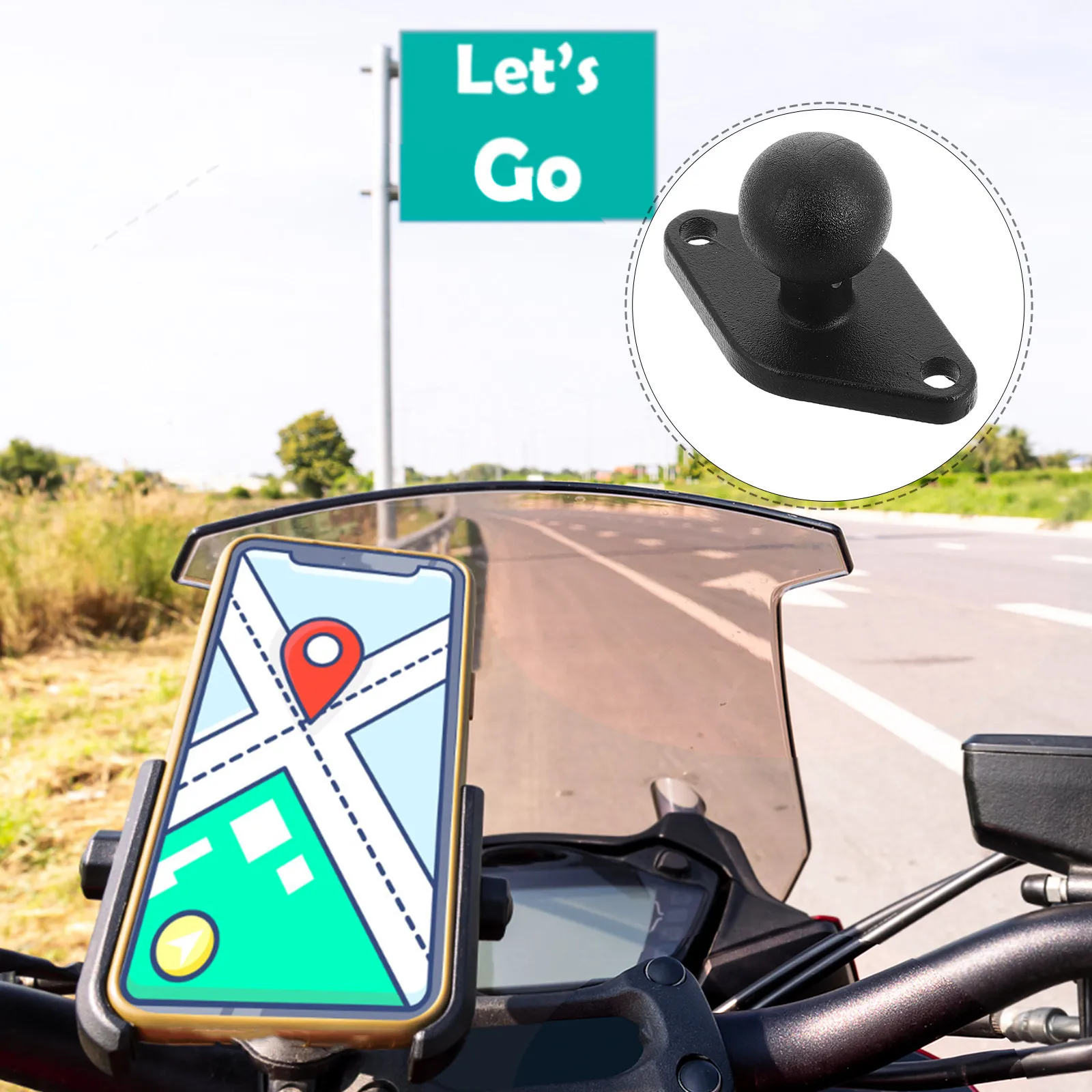 Motorcycle Phone Holder Navigation Bracket Mirror Mount Rotatable Ball Head Stable Shockproof Adjustable Easy Install Universal
Motorcycle Phone Holder Navigation Bracket Mirror Mount Rotatable Ball Head Stable Shockproof Adjustable Easy Install Universal