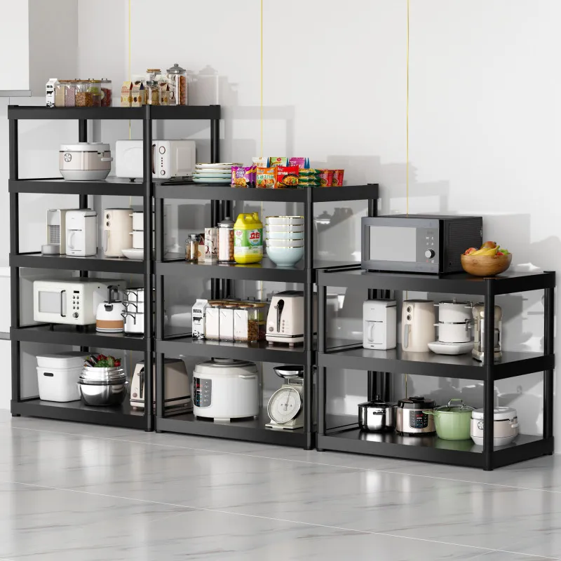 Kitchen rack Floor-to-ceiling three-layer locker Balcony finishing shelf Household microwave oven storage Oven rack
Kitchen rack Floor-to-ceiling three-layer locker Balcony finishing shelf Household microwave oven storage Oven rack