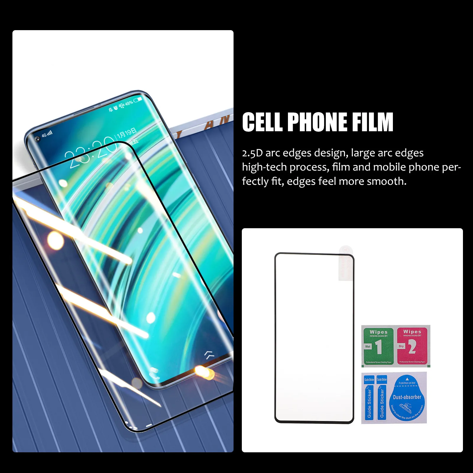 1Set Tempered Glass Film Cellphone Screen Protector High Transmittance Anti Fingerprint Anti Scratch Durable Smartphone Film
1Set Tempered Glass Film Cellphone Screen Protector High Transmittance Anti Fingerprint Anti Scratch Durable Smartphone Film