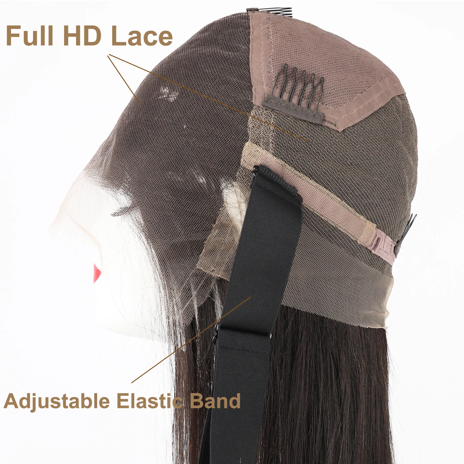 Yaki Straight 150% Density Real Remy Human Hair Wig Full HD Lace Wig Invisible Lace Pre Plucked Soft Breathable For Women
Yaki Straight 150% Density Real Remy Human Hair Wig Full HD Lace Wig Invisible Lace Pre Plucked Soft Breathable For Women
