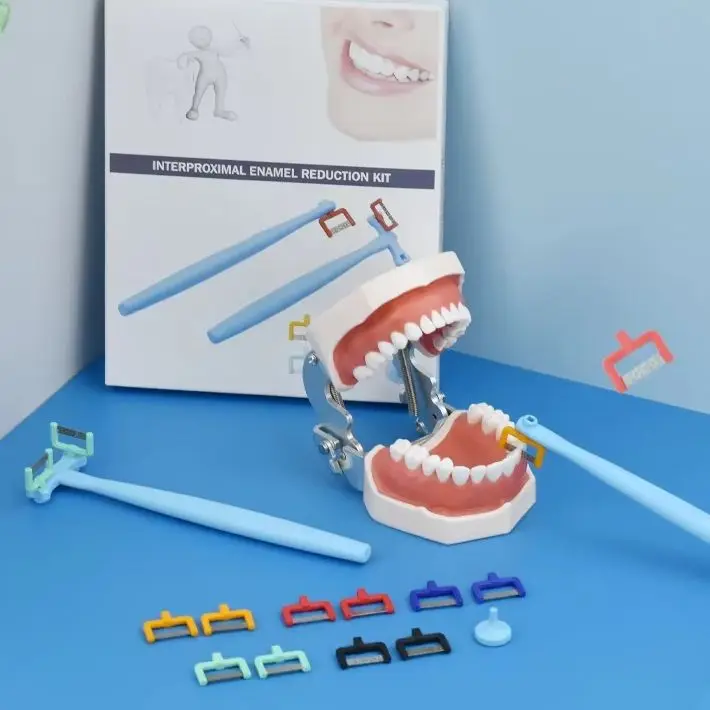 Dental Interproximal Enamel Reduction Orthodontic System Tooth Adjacent Surface Manicure Polish Strip Saw Tool Set
Dental Interproximal Enamel Reduction Orthodontic System Tooth Adjacent Surface Manicure Polish Strip Saw Tool Set