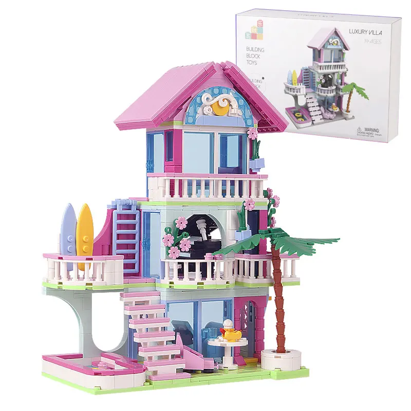 Креативный друг, летняя вилла, архитектура, строительные блоки, плавание, бедный MOC, сборка кирпичей, игрушка в подарок для девочек и детей
Креативный друг, летняя вилла, архитектура, строительные блоки, плавание, бедный MOC, сборка кирпичей, игрушка в подарок для девочек и детей