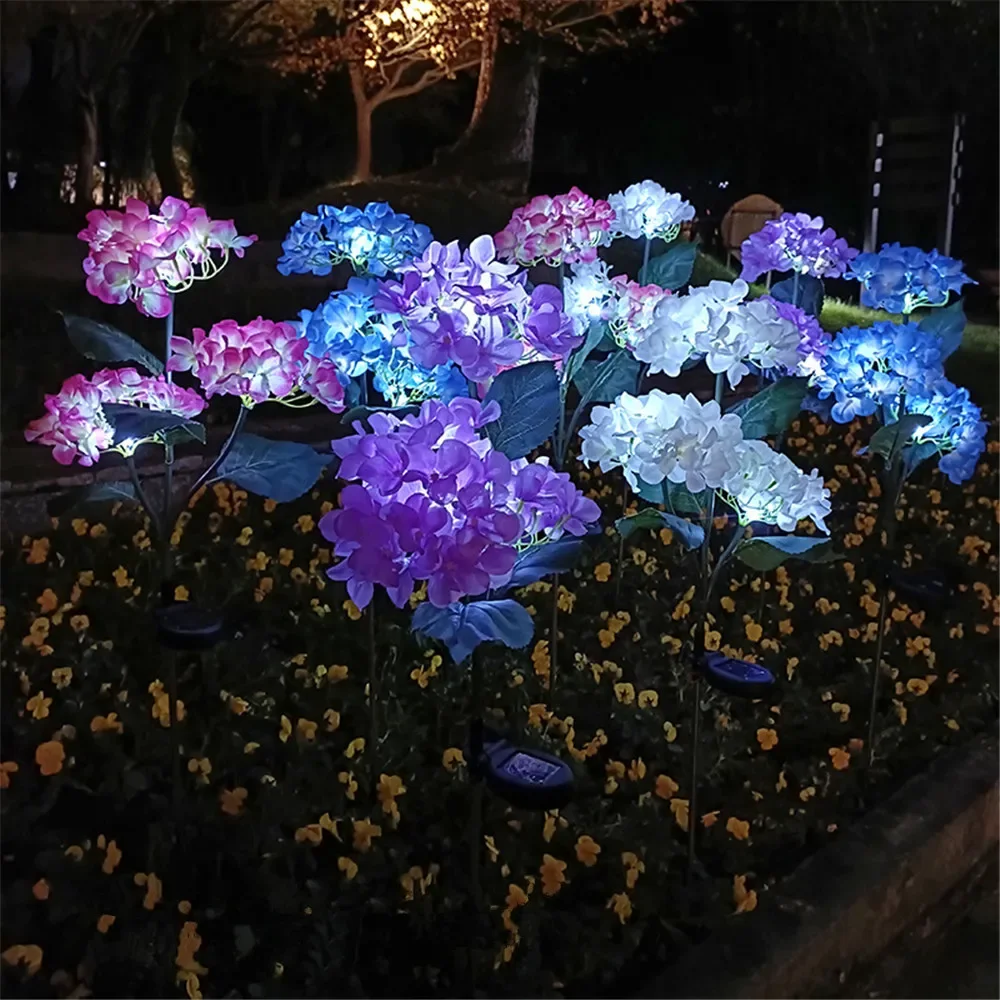 3 Heads Solar Artificial Hydrangea Flower Outdoor Lighting Lawn Lamp Garden Camping Wedding Party Holiday Patio Yard Decoration
3 Heads Solar Artificial Hydrangea Flower Outdoor Lighting Lawn Lamp Garden Camping Wedding Party Holiday Patio Yard Decoration