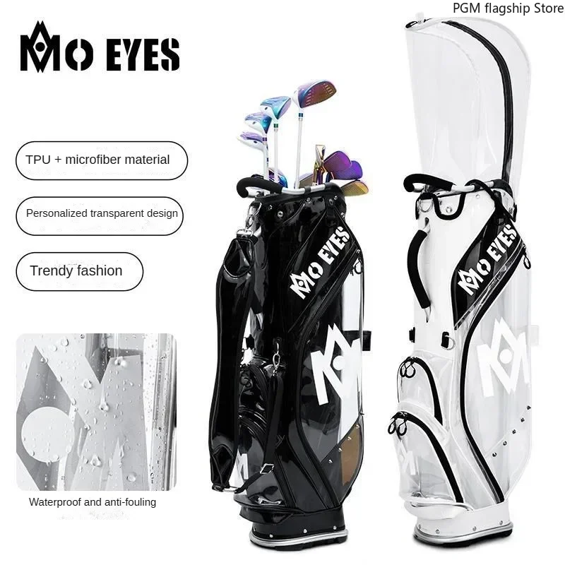 MO EYES Magic Eye Golf Bag for Men and Women Personalized Transparent Golf Bag Waterproof TPU Material Travel Club Bag M22QB04
MO EYES Magic Eye Golf Bag for Men and Women Personalized Transparent Golf Bag Waterproof TPU Material Travel Club Bag M22QB04