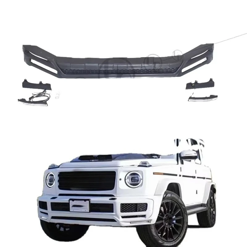 2019-2024Year G350D G500 Front Lip Upgrade to B Style Front Bumper Lips for G Class W464 G500 G350D PP Front Splitters
2019-2024Year G350D G500 Front Lip Upgrade to B Style Front Bumper Lips for G Class W464 G500 G350D PP Front Splitters
