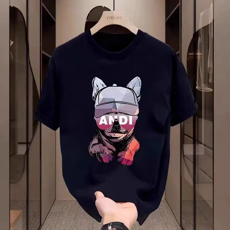 Fashion Brand Round Neck Short Sleeve T-shirt Men's 2024 New Summer Cotton T-shirt Loose Top
Fashion Brand Round Neck Short Sleeve T-shirt Men's 2024 New Summer Cotton T-shirt Loose Top