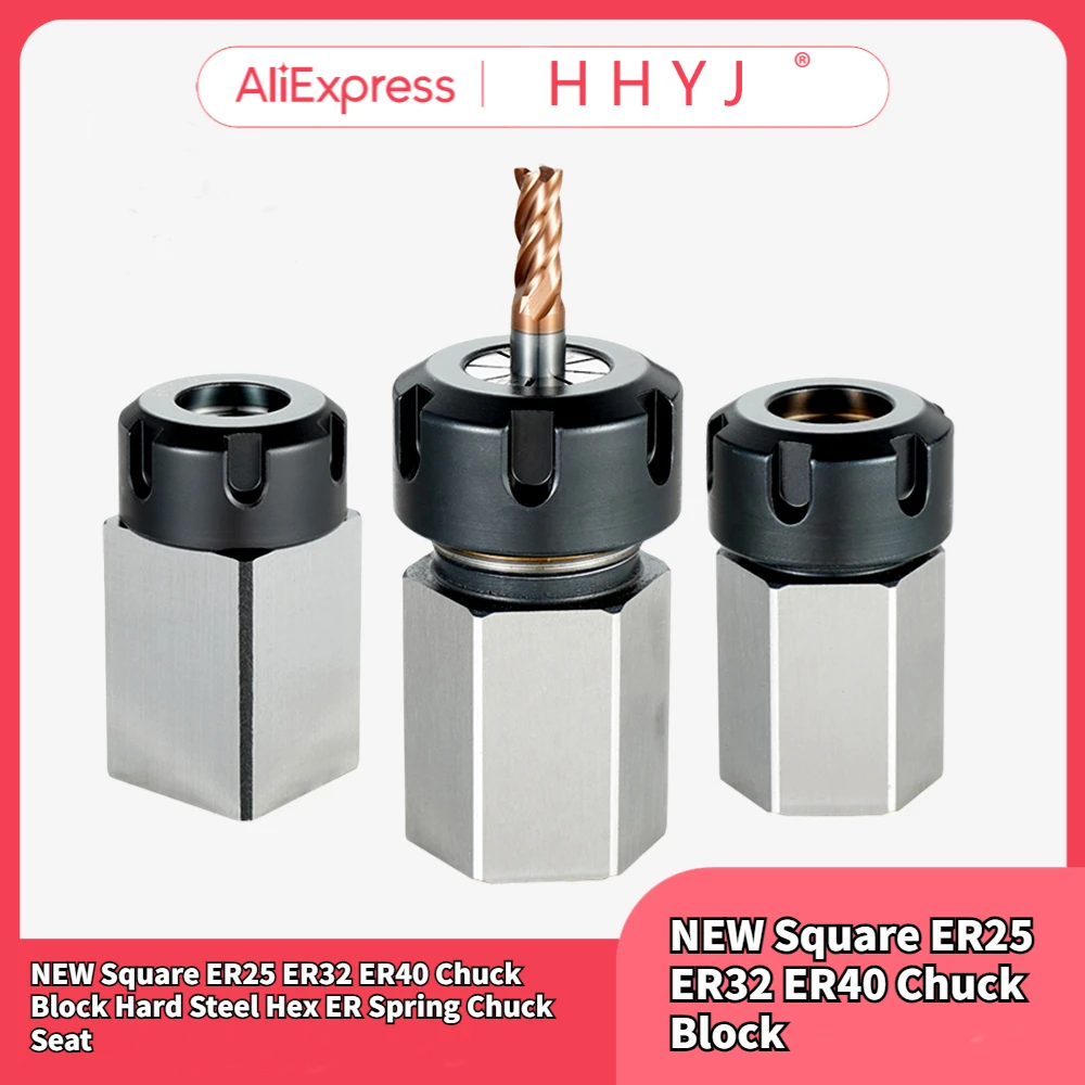 Новый квадратный зажимной блок ER25 ER32 ER40, твердая сталь, шестигранный пружинный Зажимной патрон, сиденье для токарного станка с ЧПУ, держатель инструмента для гравировального станка
Новый квадратный зажимной блок ER25 ER32 ER40, твердая сталь, шестигранный пружинный Зажимной патрон, сиденье для токарного станка с ЧПУ, держатель инструмента для гравировального станка