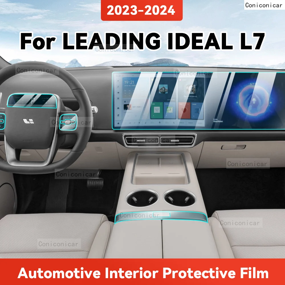 TPU For LEADING IDEAL L7 2023 2024 Transparent Protective Film Car Interior Central Control Navigation Panel Accessories Sticker
TPU For LEADING IDEAL L7 2023 2024 Transparent Protective Film Car Interior Central Control Navigation Panel Accessories Sticker