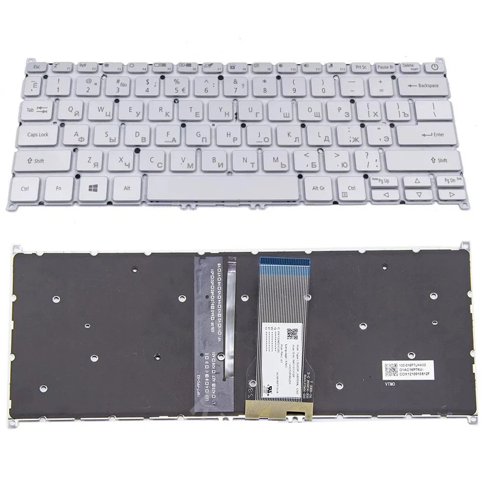 XIN-Russian-US Backlight Laptop Keyboard For Acer Swift X SFX14 SFX14-41 SFX14-41G SV03P_A80SWL NKI131312K Silver keyboard
XIN-Russian-US Backlight Laptop Keyboard For Acer Swift X SFX14 SFX14-41 SFX14-41G SV03P_A80SWL NKI131312K Silver keyboard
