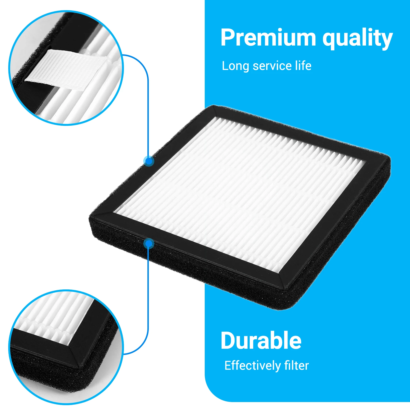 LDHL Replacement Filter,with HEPA Filter for Sleeping Outdoor Sports Housework, for Nobico J003 J006 J008 J009 Air Purifier
LDHL Replacement Filter,with HEPA Filter for Sleeping Outdoor Sports Housework, for Nobico J003 J006 J008 J009 Air Purifier