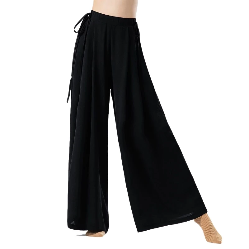 Women's Wide Leg Dance Pants High Waist Drawstring Loose Trousers for Yoga Ballet Practice
Women's Wide Leg Dance Pants High Waist Drawstring Loose Trousers for Yoga Ballet Practice