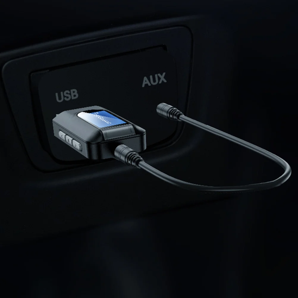 Wireless Receiver Transmitter Audio Adapter LCD Display 3.5mm Aux Jack USB Dongle Wireless Streaming for Car Pc
Wireless Receiver Transmitter Audio Adapter LCD Display 3.5mm Aux Jack USB Dongle Wireless Streaming for Car Pc