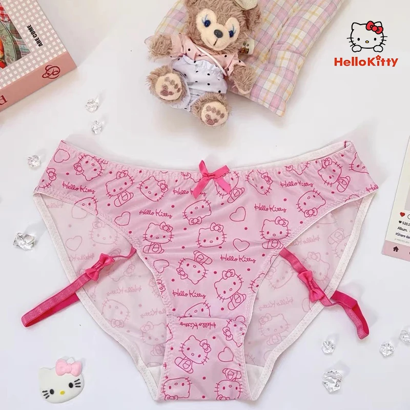 Y2K Hello Kitty женские трусики сексуальное Kawaii ледяной шелк Miniso нижнее белье низкие трусы хлопковые дышащие женские треугольные трусы
Y2K Hello Kitty женские трусики сексуальное Kawaii ледяной шелк Miniso нижнее белье низкие трусы хлопковые дышащие женские треугольные трусы