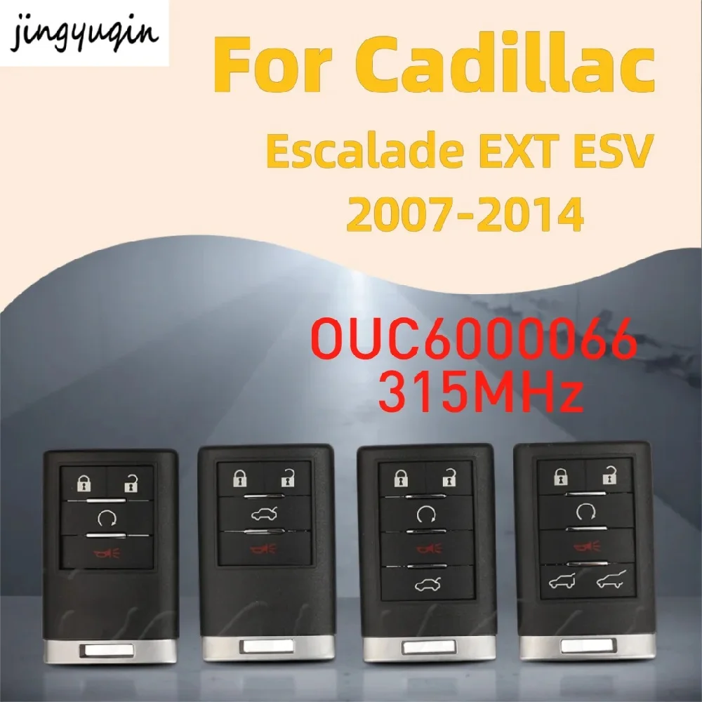 jingyuqin 4/5/6 кнопок для Cadillac Escalade EXT ESV 2007-2014, автомобильный ключ с дистанционным управлением, fccid: OUC6000066, частота: 315 МГц
jingyuqin 4/5/6 кнопок для Cadillac Escalade EXT ESV 2007-2014, автомобильный ключ с дистанционным управлением, fccid: OUC6000066, частота: 315 МГц
