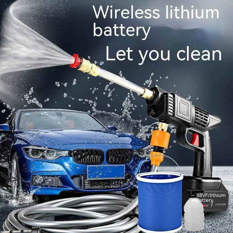 Car Wash Washer Gun Cordless High Pressure Car Washer Spray Rechargeable 2 Type Wash Gun Electric Water Gun Machine
Car Wash Washer Gun Cordless High Pressure Car Washer Spray Rechargeable 2 Type Wash Gun Electric Water Gun Machine