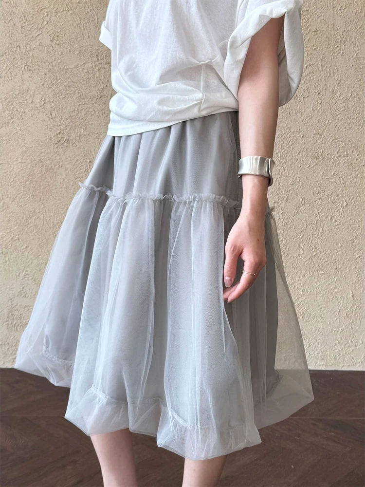 Women’s Mesh Tulle Midi Skirt A-Line Flowy Layered Skirt for Casual, Daily, or Party Wear
Women’s Mesh Tulle Midi Skirt A-Line Flowy Layered Skirt for Casual, Daily, or Party Wear