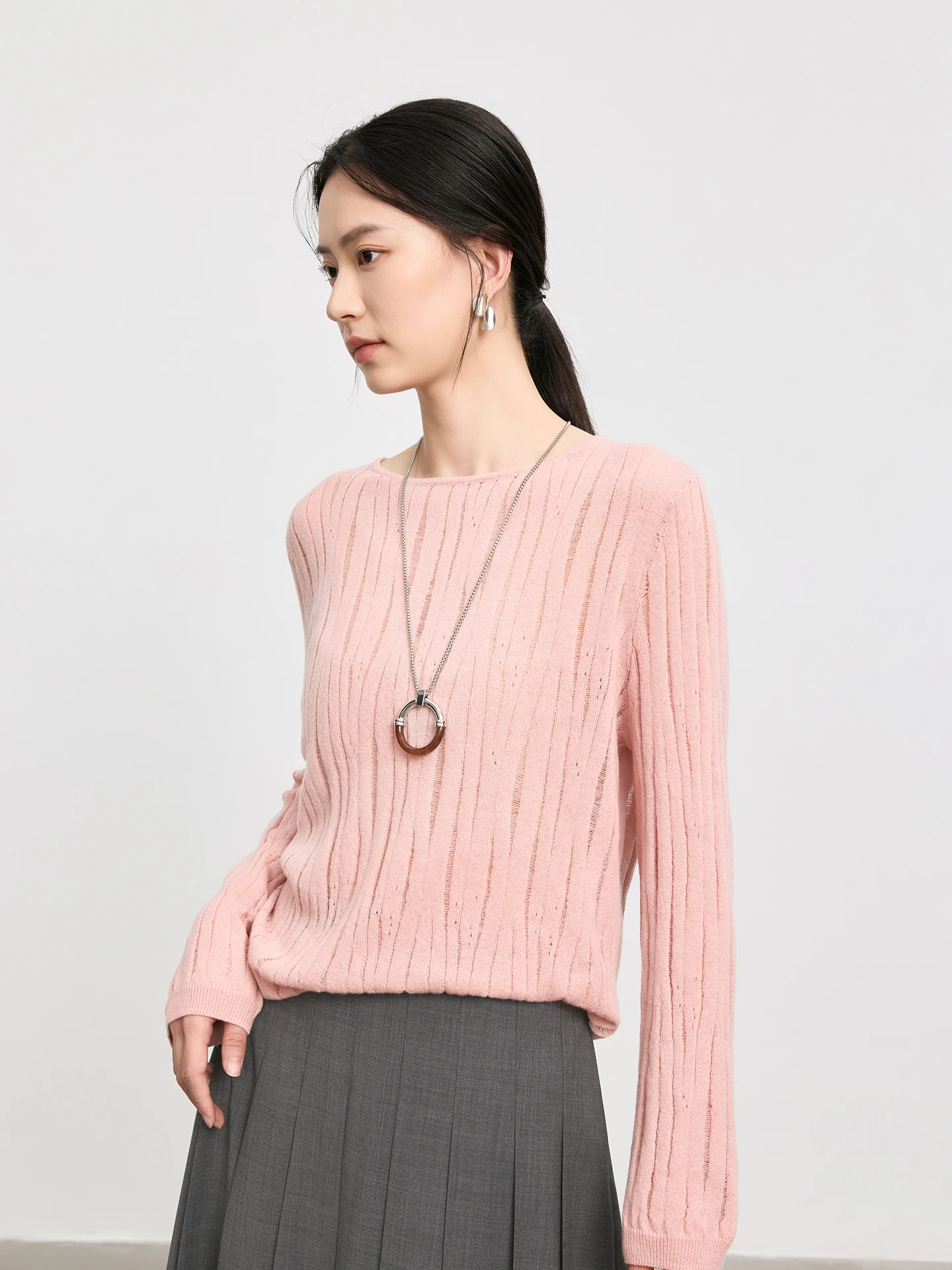 Early Spring New Arrival 38-Ply Full Wool Texture Slimming Long Sleeve Knitted Sweater Soft Woolen Women's Pullover Top
Early Spring New Arrival 38-Ply Full Wool Texture Slimming Long Sleeve Knitted Sweater Soft Woolen Women's Pullover Top