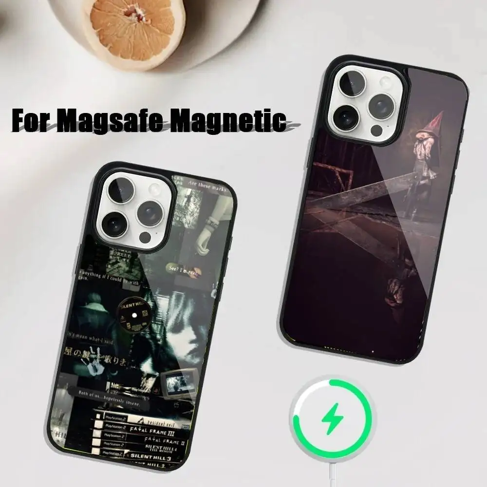 S-Silent H-Hill 2 Phone Case For iPhone 17,16,15,14,13,12,11,Pro,Max,Plus,Mini,SE4,E Magnetic Magsafe Wireless Charging 
S-Silent H-Hill 2 Phone Case For iPhone 17,16,15,14,13,12,11,Pro,Max,Plus,Mini,SE4,E Magnetic Magsafe Wireless Charging