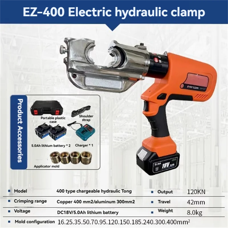 EZ-300/400 профессиональные перезаряжаемые гидравлические клещи электрические гидравлические обжимные клещи для зарядки два в одном обжимные клещи инструменты
EZ-300/400 профессиональные перезаряжаемые гидравлические клещи электрические гидравлические обжимные клещи для зарядки два в одном обжимные клещи инструменты