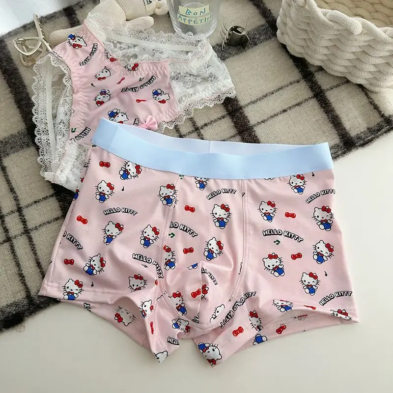 Hello Kitty Couple Underwear, Suitable for Men and Women, Made of Pure Cotton, Lightweight and Breathable Cosplay
Hello Kitty Couple Underwear, Suitable for Men and Women, Made of Pure Cotton, Lightweight and Breathable Cosplay