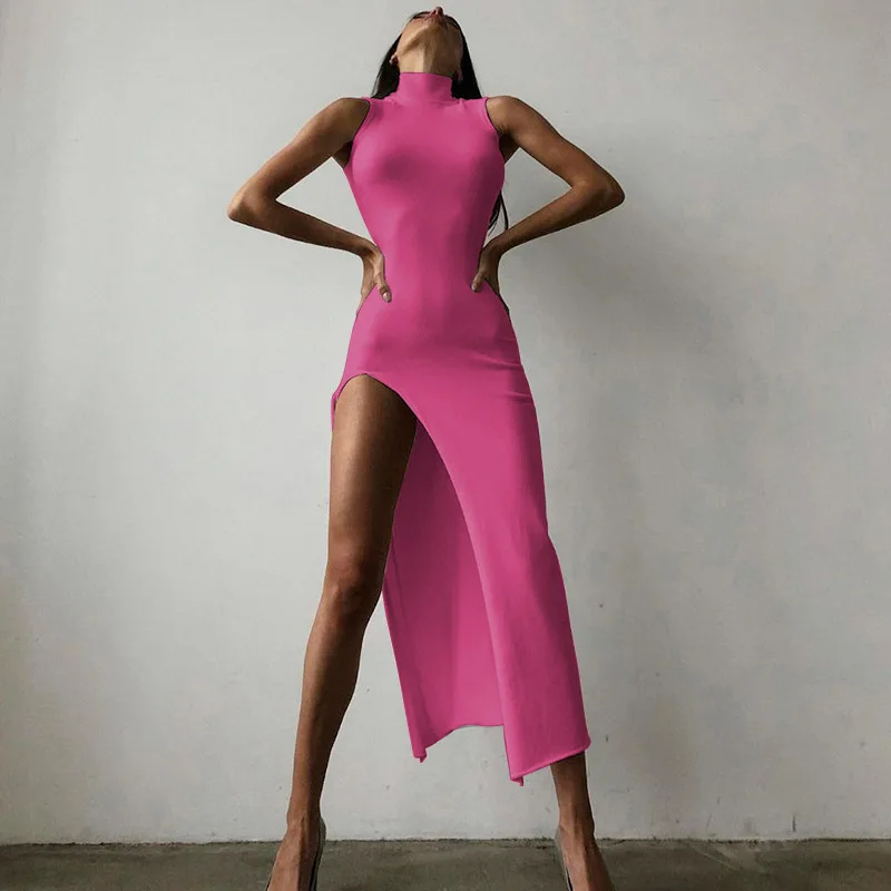 Medium And Long Solid Color Turtleneck Sleeveless Tight Vest Dress 2025 Spring And Summer New Fashion Women's Clothing
Medium And Long Solid Color Turtleneck Sleeveless Tight Vest Dress 2025 Spring And Summer New Fashion Women's Clothing