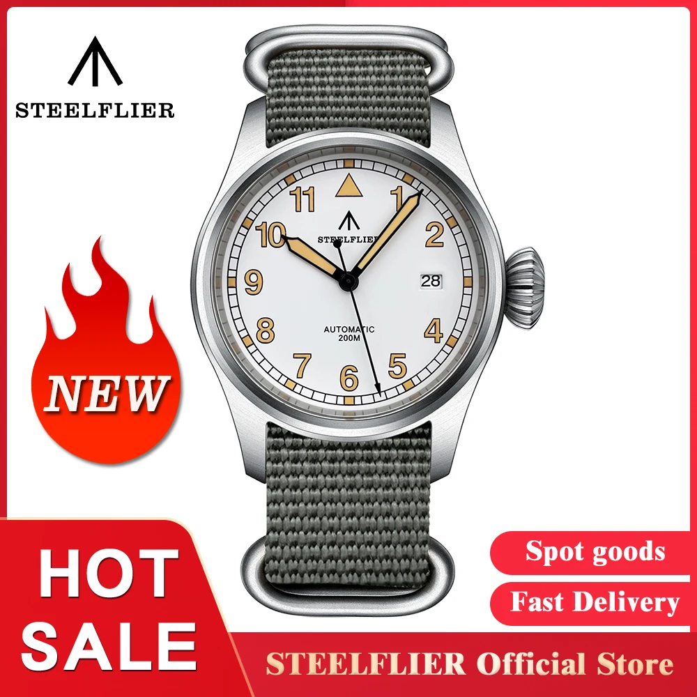 STEELFLIER Official SF750A NH35 Automatic Mechanical Watch Sapphire Crystal 20Bar Waterproof Super Luminous Luxury Dive Watches
STEELFLIER Official SF750A NH35 Automatic Mechanical Watch Sapphire Crystal 20Bar Waterproof Super Luminous Luxury Dive Watches