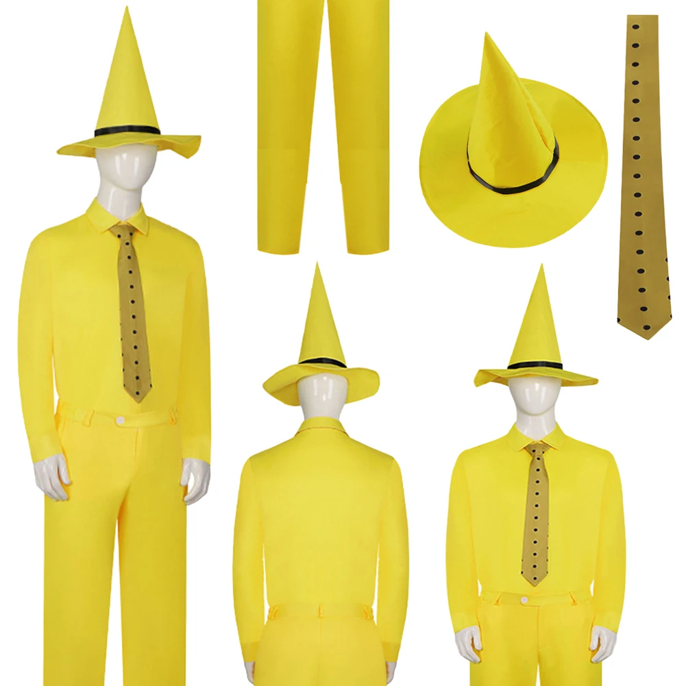 Fantasia The Man in the Yellow Hat Cosplay Clothing Book Monkey George Men Disfraz Costume Male Halloween Carnival Party Clothes
Fantasia The Man in the Yellow Hat Cosplay Clothing Book Monkey George Men Disfraz Costume Male Halloween Carnival Party Clothes