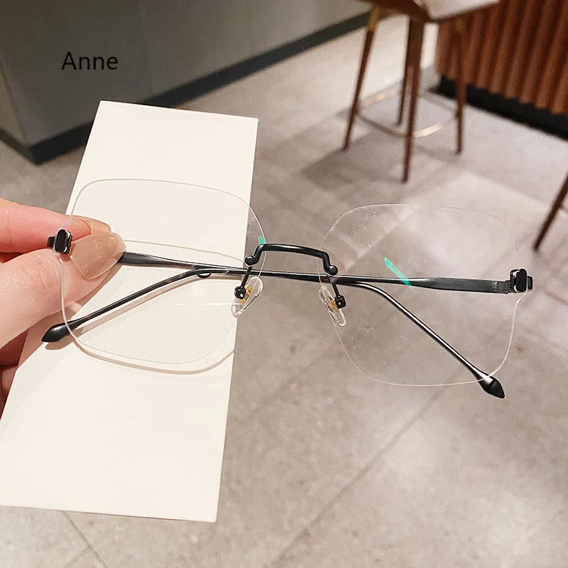 Unisex Frameless Anti-blue Light Glasses Fashion Cut-edge Metal Frame Reading Glasses for Men And Women Eye Protection
Unisex Frameless Anti-blue Light Glasses Fashion Cut-edge Metal Frame Reading Glasses for Men And Women Eye Protection
