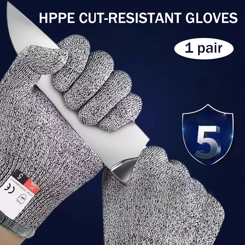 Level 5 HPPE Anti-Cut Gloves Kitchen Gardening Anti-Cut Knitted Gloves Anti-Thorn Wear-Resistant Glass Building Cutting Gloves
Level 5 HPPE Anti-Cut Gloves Kitchen Gardening Anti-Cut Knitted Gloves Anti-Thorn Wear-Resistant Glass Building Cutting Gloves