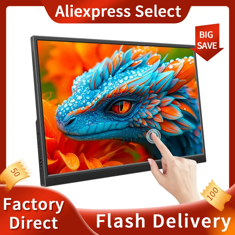 16/14 Inch Touchscreen Portable Monitor FHD 1920x1200P IPS HDMI USB C Built-in Speakers Travel Monitor for PC Laptop Ras Pi
16/14 Inch Touchscreen Portable Monitor FHD 1920x1200P IPS HDMI USB C Built-in Speakers Travel Monitor for PC Laptop Ras Pi